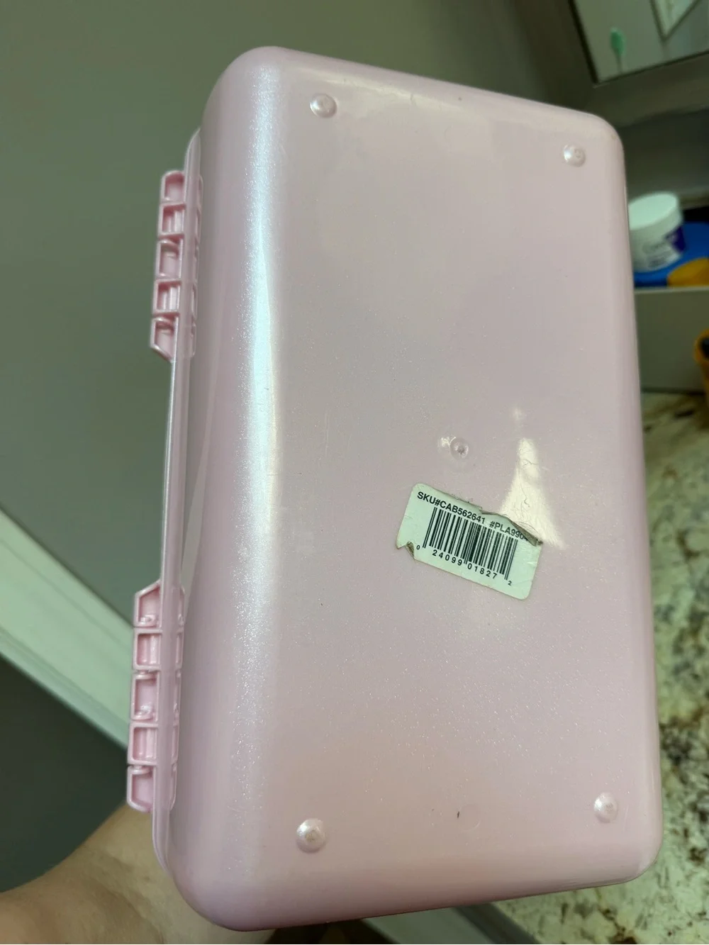 Caboodles Pink Portable Makeup Case with Built-In Mirror